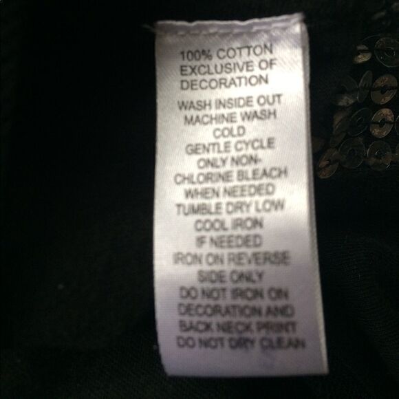 Ann Taylor Loft brushed silver sequin black sleeveless top - Picture 5 of 5